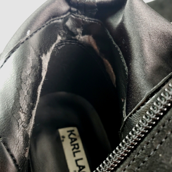 Karl Lagerfeld Paris 'Cami' Knee High Suede Boots - size 7 Women's - Picture 14 of 16